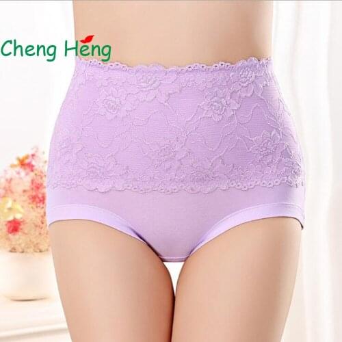 CHENG HENG Sexy Lace Panties Womens Abdomen Womens Briefs High Waist Briefs Lace Seamless Underwear