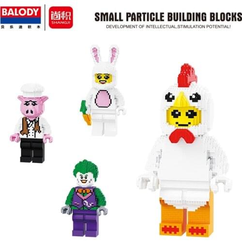 Balody New Products Kids Educational For Girls Lovely Bricks Blocks Toy 1700+pcs ABS Plastic Mini Diamond Building Blocks