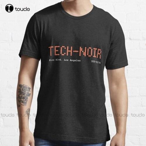 New Tech Noir T-Shirt Cotton Tee Shirt S-5Xl T Shirt cotton t shirts Unisex