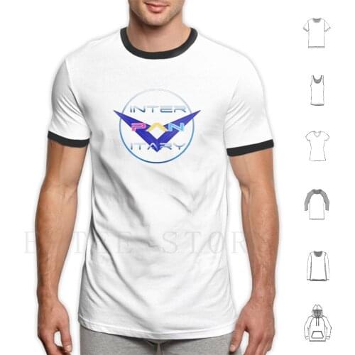Inter-Pan-Itary T Shirt DIY Big Size 100% Cotton Voltron Space Pansexual Pansexual Lions Blue Lance