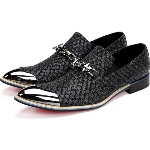 Haopuvsen Mens Leather Shoes