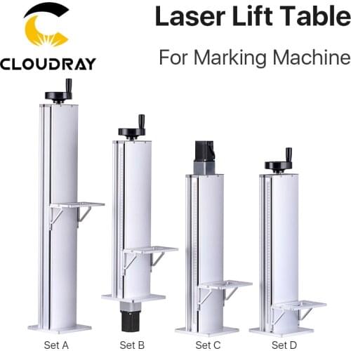 Cloudray Laser Marking Machine Lift Table Z Axis Lifting Table Height 500 & 800mm with Motor Control for Laser Marking Machine