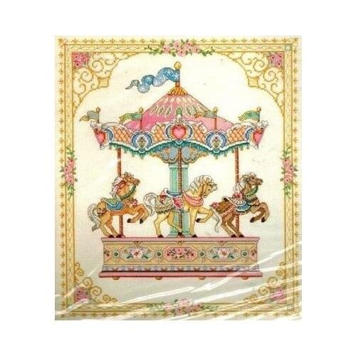 Bonnie Rabbit - Birthday cross stitch kit Animal cotton thread Love lock canvas stitching embroidery Dim03769