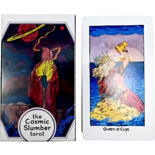 New Tale Tarot Card Cosmic Slumber Tarot Magic Board Card Game English Divination Tarot Family Party Playing Cards Sweetie