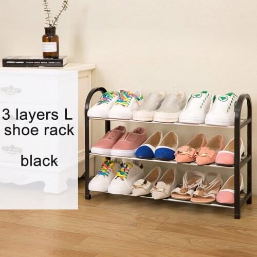 3/4/5Tiers Simple Modern Fashion Home Shoes Organizer Shoes Cabinet Shoes Closet Folding Furniture Multi-purpose Shoes Rack