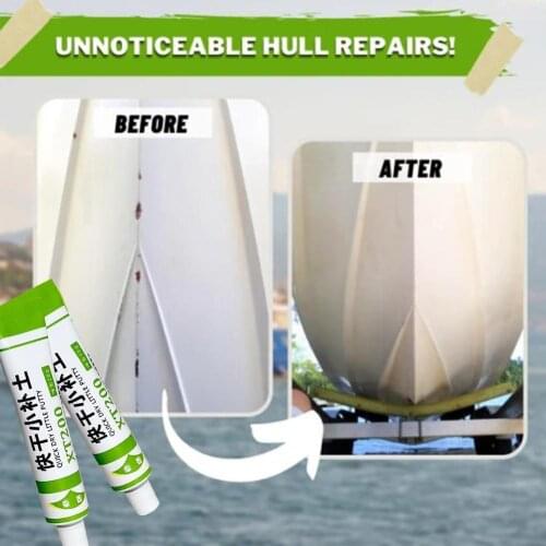 Fiberglass Boat Repair Paste Fast Curing Eye-filling Repair Quick-drying Repair High Putty Agent Paint Scratch Agent 20g Qu A2C4