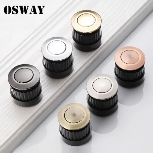 Hidden Embedded Furniture Handles Adjustable Spring Shake Knobs Invisible Handles Pulls and Knobs Cabinet Door Handles 128