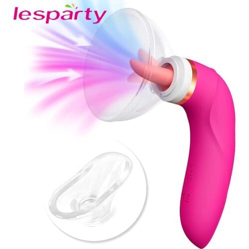 Oral Sucking Vibrator Clitoris Stimulator Huge Tongue Licking Pussy Dildos Vibrator Sex Toys for Women Intimate Good Masturbator