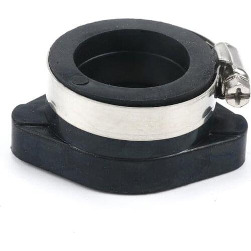 Motorcycle Carburetor Rubber Adapter Inlet Intake Pipe For MIKUNI VM24 OKO KOSO PE28&30mm Pit Dirt Bike ATV