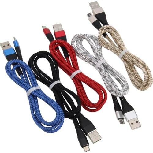 1/2/3m 2.5A Fast Charging Cable Micro USB Type C Charger For Samsung Xiaomi Android Phone Charge Cord For iPhone 11 XS X Max 6