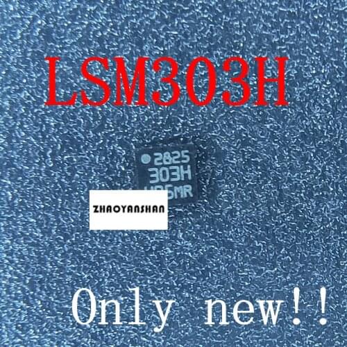 1pcs X LSM303DTR LSM303D 303H LGA16 NEW Original Free Shipping