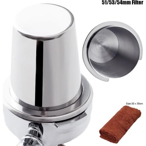 120ml Stainless Steel Coffee Dosing Cup Powder Feeder Part Silver Coffee Grinder Dosing Cup Suitable for 51mm Espresso Machine