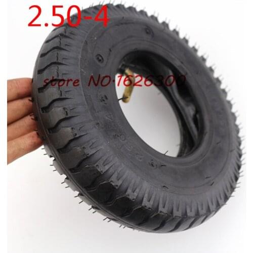 2.50-4 Tire and Inner Tire Fit Motorcycle Tyre Gas Electric Scooter Bike Tire and Scooter Wheelchair Wheel High Quality
