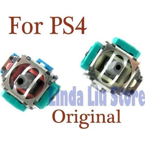 2pcs Original 3D Rocker 3D Axis Analog Game Joystick Sensor Gamepad Controller Module Repair Replacement For PlayStation 4 PS4