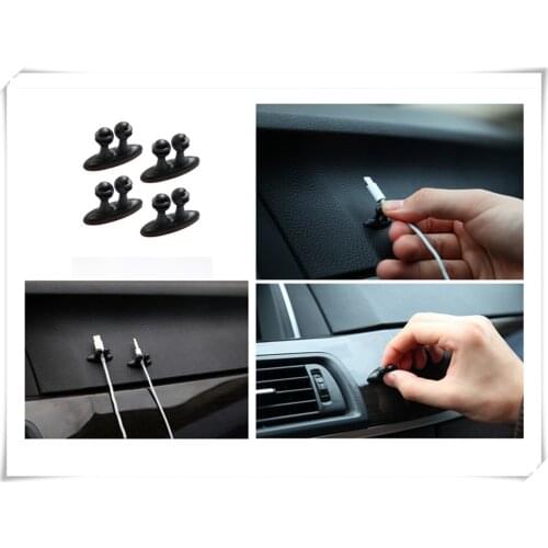 8pcs Car interior accessories USB charger headset data cable fixed for Volkswagen vw Phaeton 4.2 EOS 3.2 V6 Touareg