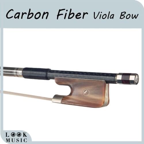 Viola Bow 16" or 15" Carbon Fiber W/Ox Frog High Quality Horsehair Viola Parts Accessories New
