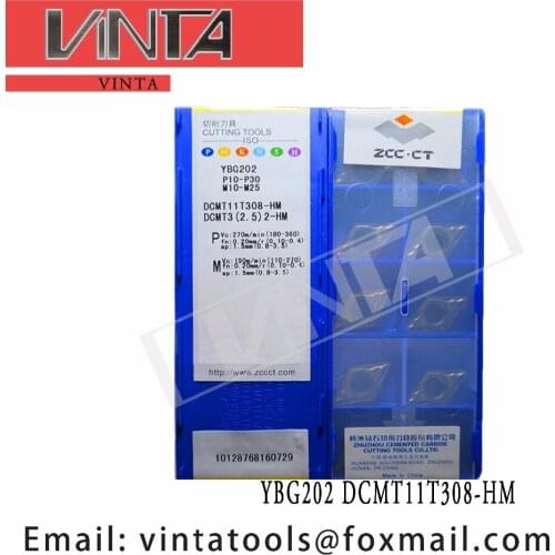 Free shipping high quality 10pcs/lots YBG202 YBC252 YBC152 YBC251 YBD102 YBM251 DCMT11T308-HM cnc carbide turning inserts