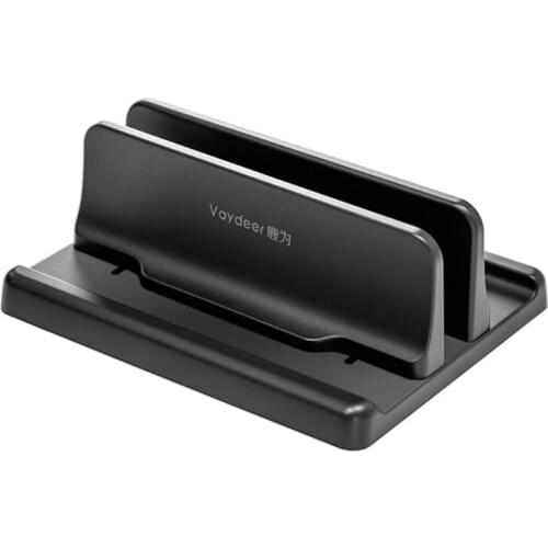 Black Laptop Tablet Stand with Slot Fits Most Laptop Models Compatible with Most Laptops Adjustable Dock Durable G5AD