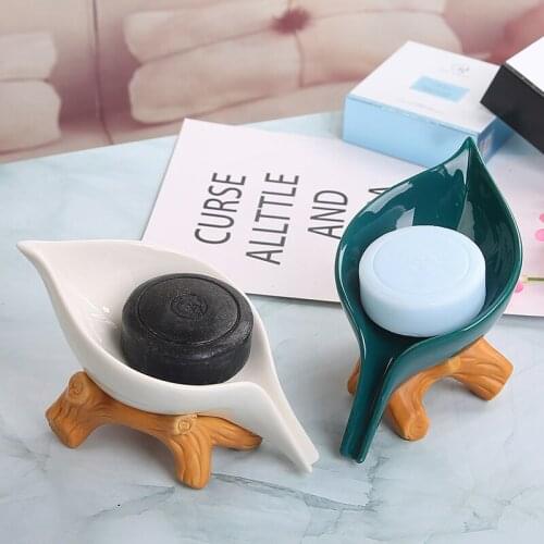 European Ceramic Soap Dish Jewelry Watch Storage Rack Hotel Soap box Household Shower Tray Bathroom organizer Accessories