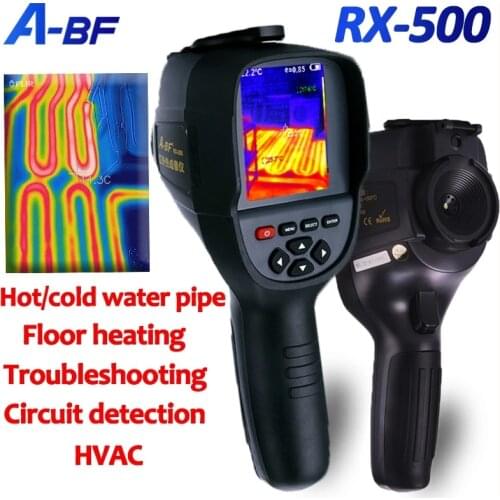 A-BF RX-500 Infrared Thermal Imager Industrial Detector Camera Floor Wall Heating Pipe Test Handheld Thermography Thermal Camera