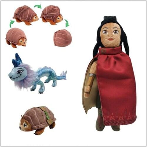 Disney Raya and The Last Dragon cartoon animals Sisu Raya Tuk Tuk Plush Doll toys for Kids Gift