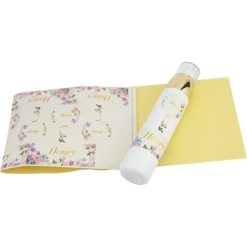 Customized printing adhesive vinyl paper sticker labels matt laminated waterproof labels