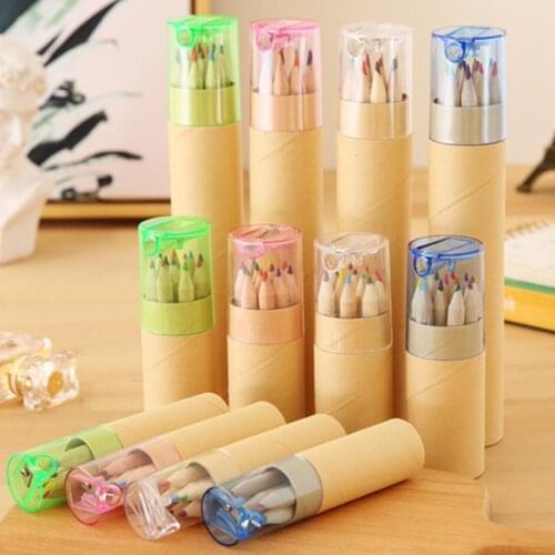 HOT SALES !!!6/12Pcs Kid Student Artist Pencils Sharpener DIY Writing Drawing Sketching Tool