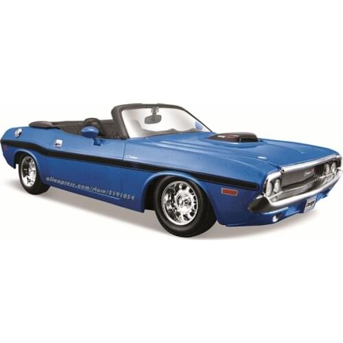 Maisto 1:24 1970 DODGE CHALLENGER R/T Convertible alloy car model simulation car decoration collection gift toy
