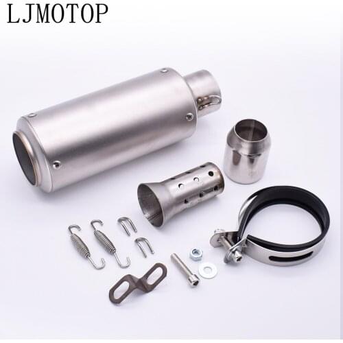 For kawasaki YAMAHA YZF R25 R15 R6 R125 z750 Z800 FZ8 FZ1 FZ6R ER-6N Universal Motorcycle Exhaust Muffler Escape Moto Exhaust