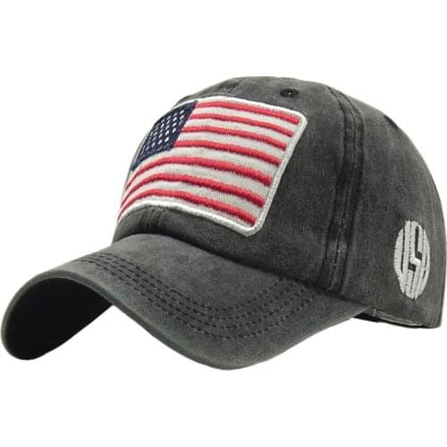 Wholsale Fashion USA Flag Camouflage Baseball Cap For Men Women Snapback Hat Army American Flag Bone Trucker High Quality Gorras