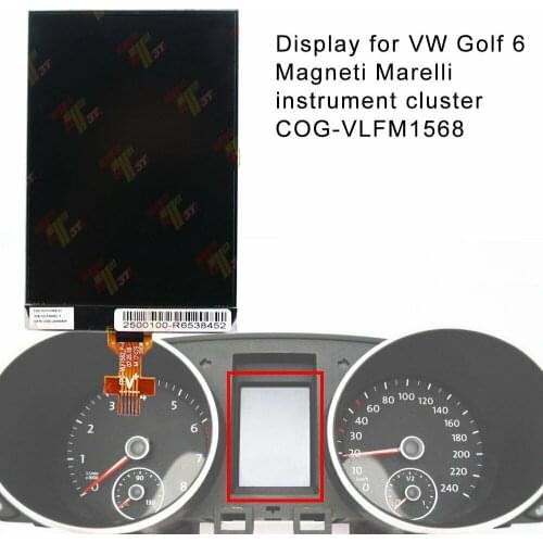 Dashboard LCD Display for VW Golf 6 2008~2012 Magneti Marelli instrument cluster COG-VLFM1568