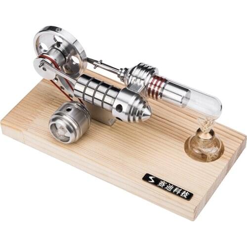 Actuated Model Stirling Engine Stirling Generator Micro Engine External Combustion Engine M14-03-S