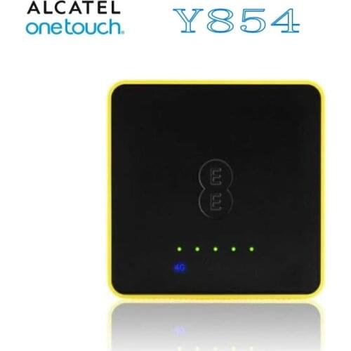 Unlocked 4G Modem EE Alcatel Y854 4G Mobile Broadband WiFi Black/Yellow FDD800/1800/2600MHZ 3G UMTS PK Y855 Y800
