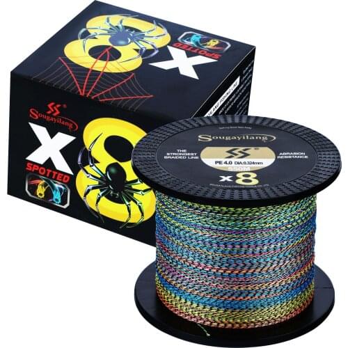 Sougayilang 8 Strand Braided Fishing Line Wear-resistant Braided Line Incredible Zero Stretch Fishing Line150m 350m 550m