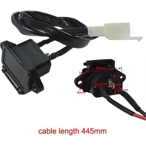 Charging Port Lead Plug Socket Adapter Cable For 48V Battery Charger Brushless Motor Go Kart Mini Scooter E Bike