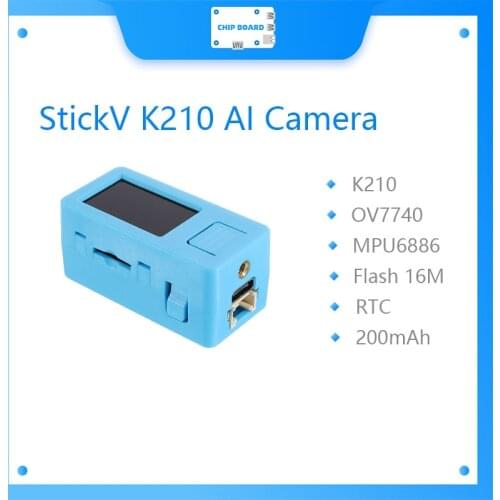 StickV K210 AI Camera 64 BIT RISC-V MPU6886 Chip with 16M Flash ST7789 IPS LCD