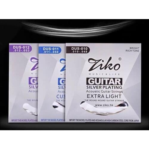 Ziko DUS Silver plating acoustic Series Acoustic guitar strings high quality