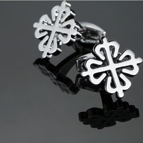 High quality Chinese knot Cufflinks New Fashion Jewelry Silver Cufflinks mens business shirt suit badge pin wholesale & retail