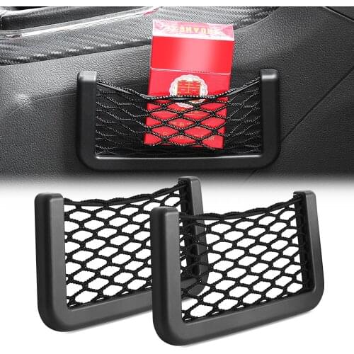 1Pcs Universal Car Organizer Storage Bag Auto Back Rear Mesh Holder Accessories for BMW 1 2 3 4 5 6 7 8 Series e30 e36 e39 e46