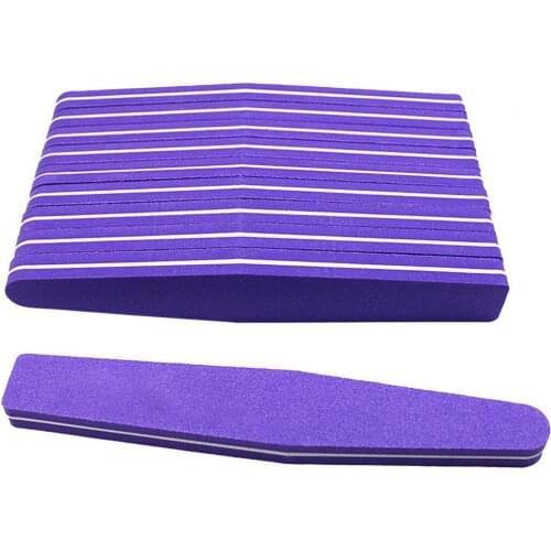 10Pcs/Set Nail File Washable Polishing Rhombus Sponge Beauty Nail Decoration Buffer Manicure Salon Tools