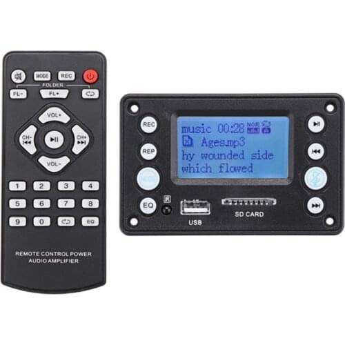 4.2Dc Bluetooth Mp3 Decoder Board Decoding Mp3 Player Audio Module Support Ape Flac Wma Wav Mp3 With Lyrics Display
