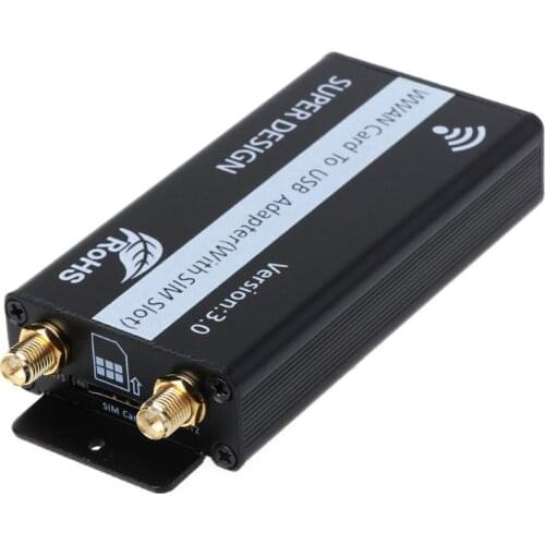 M.2 to USB 3.0 Adapter with SIM Card Slot for WWAN/LTE/4G Module (Including the Outer Case)