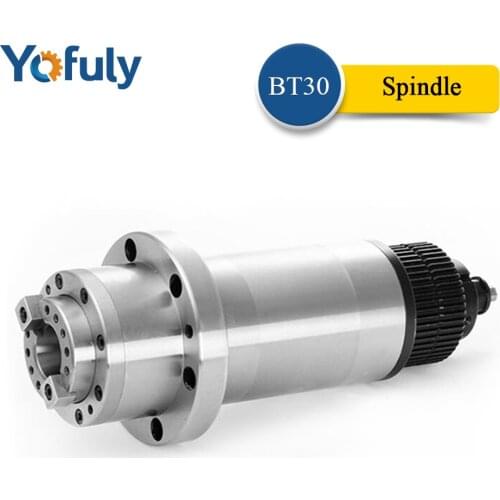 ATC Spindle BT30 Spindle CNC Router Milling Carve Spindle Motor With Synchronous Belt for BT30 Spring + Drawbar Pull Claw 45