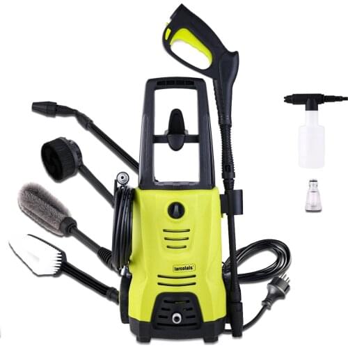 Car Washer High Pressure Cleaner 1400w 110 Bar Spray Gun Detergent Bottle Turbo Water Hose Self-washing Machine