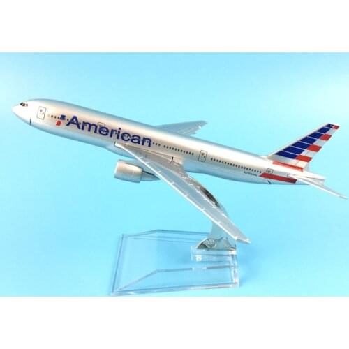 FREE SHIPPING 16CM AMERICAN 777 METAL ALLOY MODEL PLANE AIRCRAFT MODEL TOY AIRPLANE BIRTHDAY GIFT