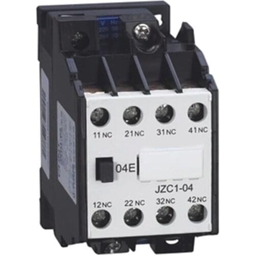 Free Shipping Relay JZC1-04/04Z Contactor Type Relay AC220 AC380V AC24V DC24V DC36V DC110V