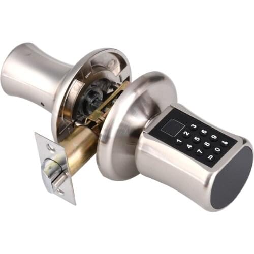 Security door handle lock keyless entry system smart fingerprint password deadbolt door lock