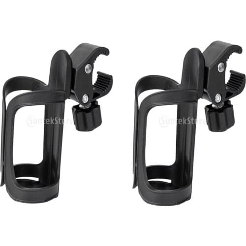2-Pack Water Bottle Cage 360 Degree Adjustable Holder Rack Accessory
