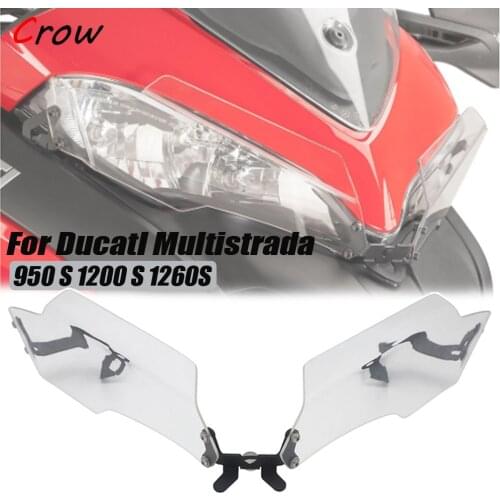 For DucatI Multistrada 950 S 1200 S 1260S Motorcycle Accessories Headlight Protector Grille Guard Cover Motor Parts