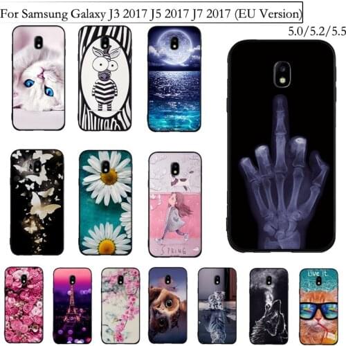 For Samsung Galaxy J3 2017 J330 Case Soft Cover for Samsung Galaxy J5 2017 J530F J5 Pro 2017 Case for Samsung J7 2017 J730 EU